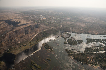 Victoria Falls ( view from the airplane)