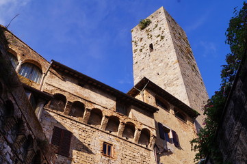Becci Arch, San Gimignano, Tuscany, Italy