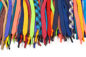 Multi-colored shoe laces