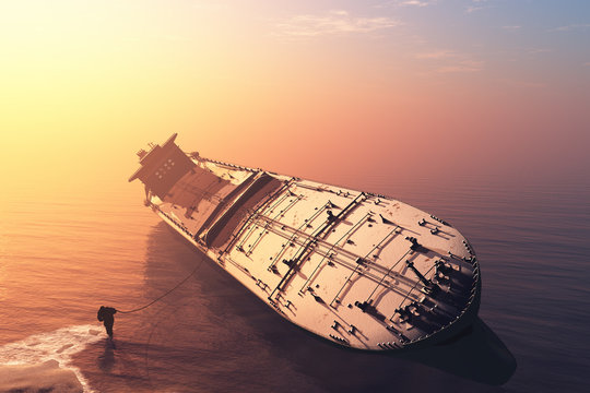 The cargo ship