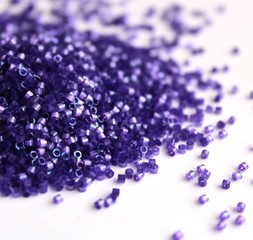 Miyuki delica beads 1810 Silk Satin dyed Purple