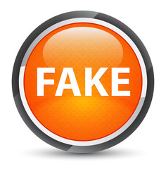 Fake galaxy orange round button