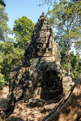 Fototapeta na wymiar Kambodscha - Angkor - Siegestor von Angkor Thom