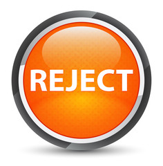 Reject galaxy orange round button