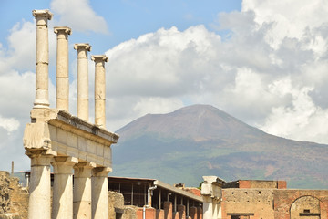 Pompeje kolumny © Barbara Bajorek