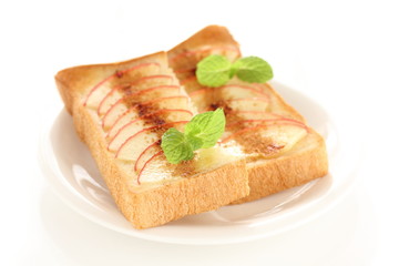 りんごのトースト