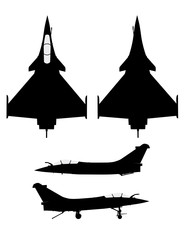 Profil avion de chasse modene © Norman75