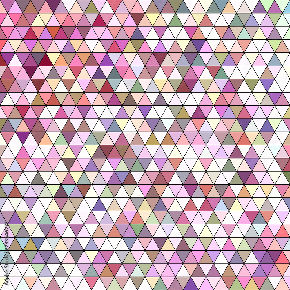 Poster geometric abstract irregular triangle pattern background design