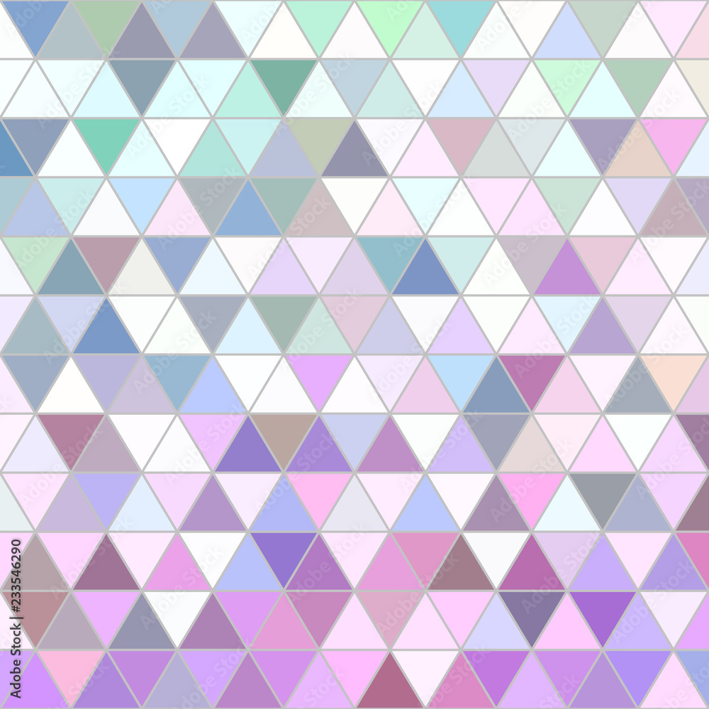 Poster abstract geometric triangle polygon grid background - vector graphic design