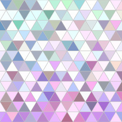 Abstract geometric triangle polygon grid background - vector graphic design