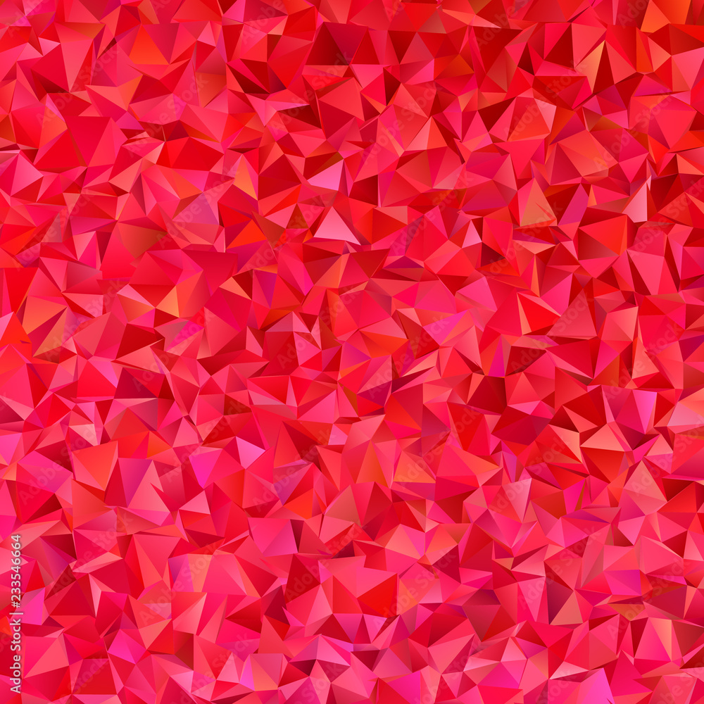 Poster red vector abstract irregular triangle background template design