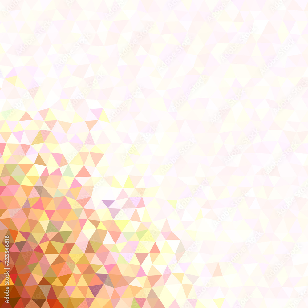Aufkleber abstract chaotic regular triangle background - vector design