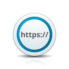 https secure button illustration
