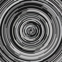 Abstract circular background - vector graphic design from half circles