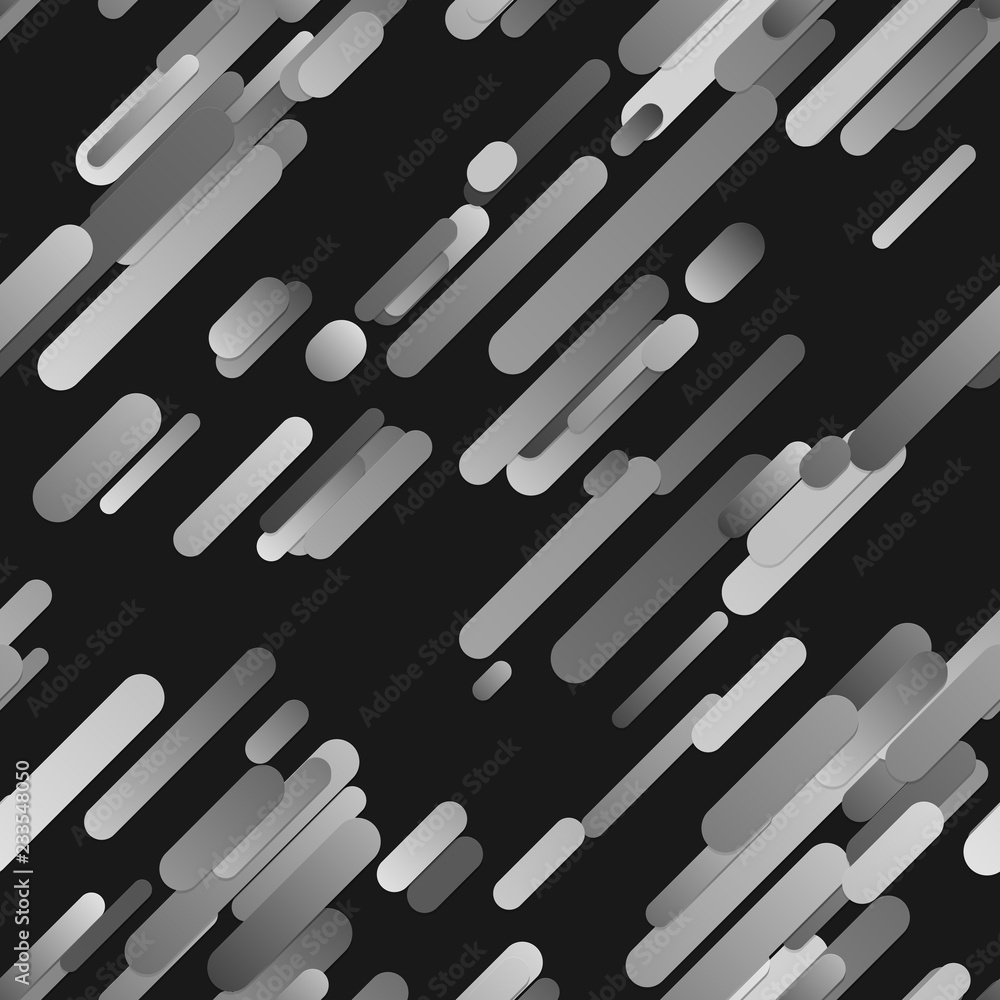 Poster grey abstract seamless modern gradient diagonal stripe pattern background - vector design