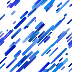 Blue trendy abstract gradient background with diagonal stripe pattern - vector graphic