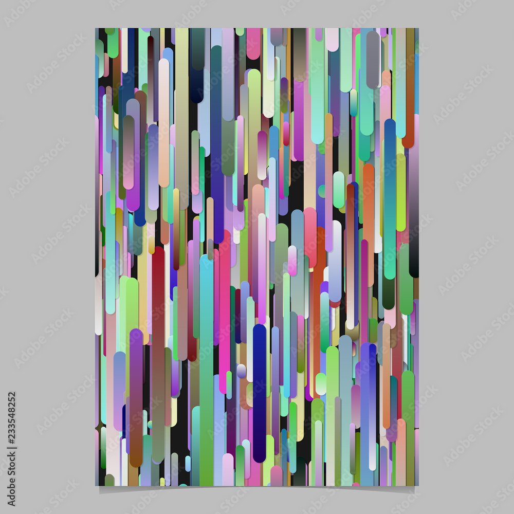 Aufkleber colorful abstract modern gradient vertical stripe pattern poster background - vector page template i