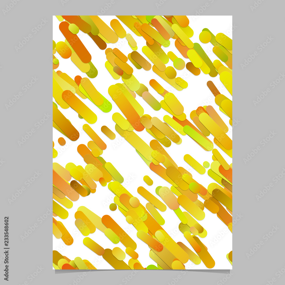 Poster yellow trendy abstract gradient diagonal stripe pattern poster background - vector stationery templa