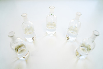 test tubes in the laboratory