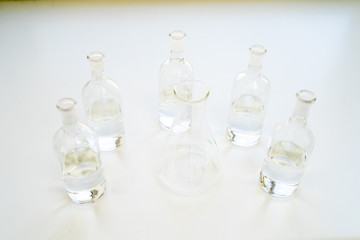test tubes in the laboratory