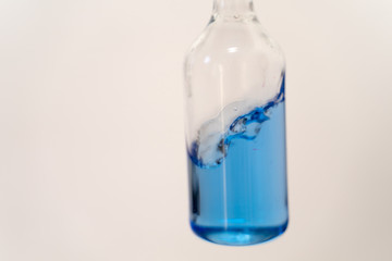 glass of water in test tube