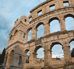 Obraz premium Roman colosseum in Pula
