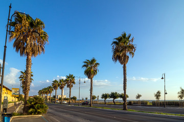 Sunset in Anzio, Italy