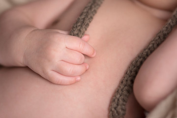 Fotografía de manos de bebe