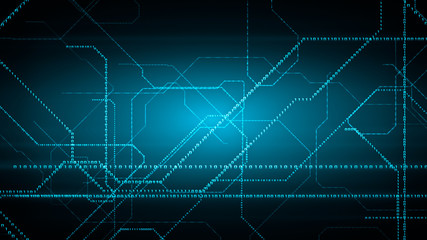 Electronic Circuit Board Background, Digital Connectivity, Artificial Intelligence And Data Storage Concept