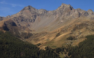 Piz di Pian und Pizzo Ferre von Stuetta aus gesehen