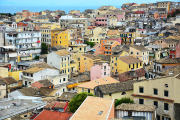 aerial view of the city