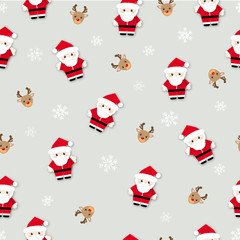 Merry christmas pattern.