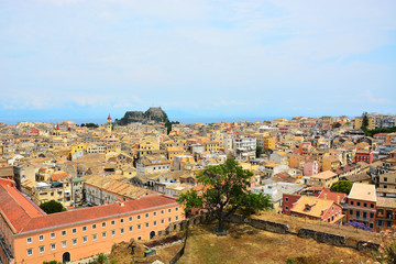Fototapeta premium panoramic view of town Greece