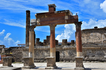 Pompeje kolumny © Barbara Bajorek