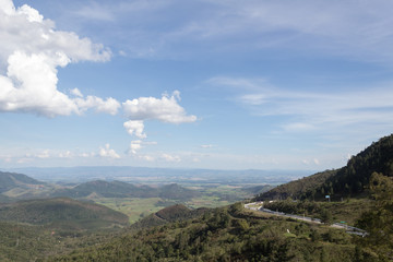 Fototapeta premium Vista para a Serra da Mantiqueira | View to the Mantiqueira Mountains