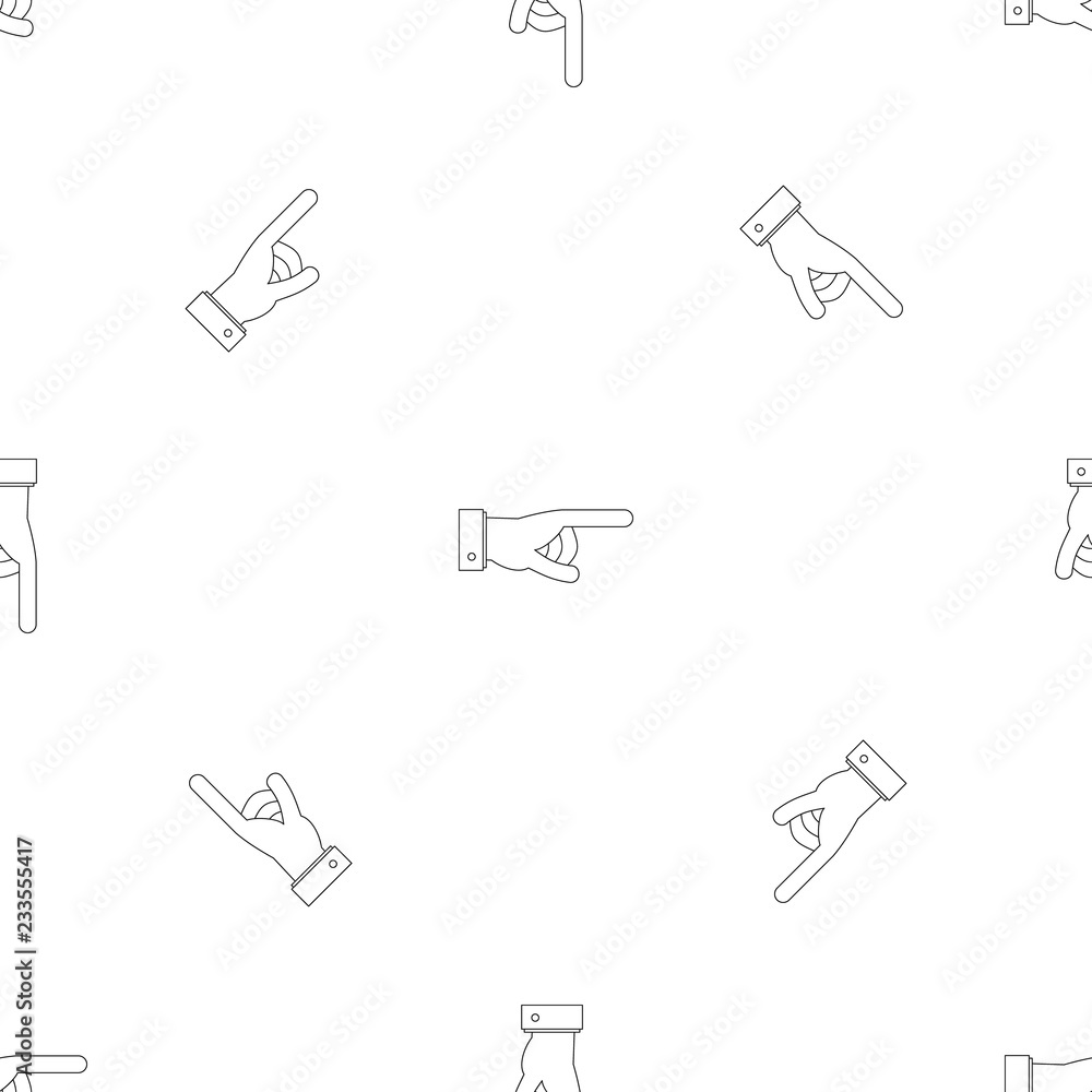 Poster forefinger pattern seamless vector repeat geometric for any web design
