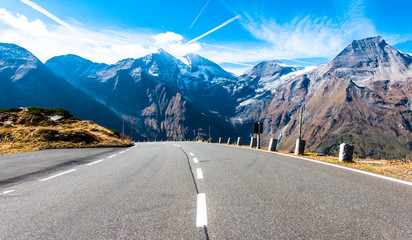 country road - european alps