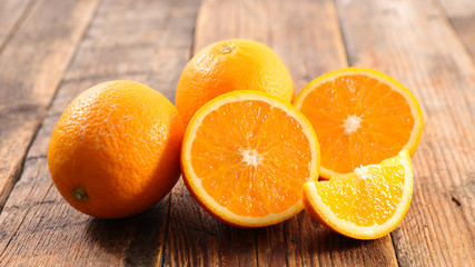 fresh orange slices