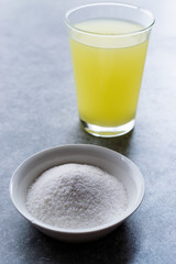 Instant Lemon Flavored Fruit Juice Pectin Powder for Lemonade Beverage.