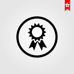 achievement line icon flat style isolated on background. achievement icon sign symbol for web site and app design.