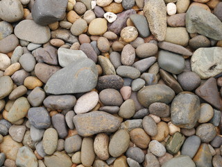 aroma stone background,pebbles on the beach