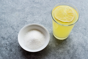Instant Lemon Flavored Fruit Juice Pectin Powder for Lemonade Beverage.