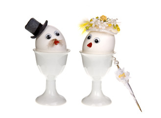 Obraz premium Egg couple