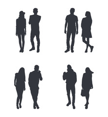 CouplesSilhouettesSet