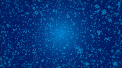Abstract background with snowflakes. Christmas theme