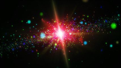 Galaxy abstract background color