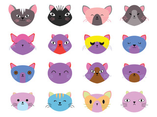  Cat icon in EPS10 vector format isolated