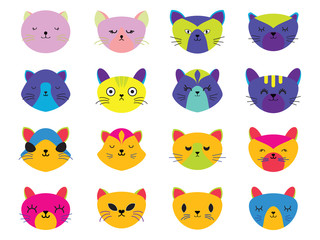  Cat icon in EPS10 vector format isolated