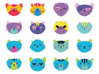 Cat icon in EPS10 vector format isolated