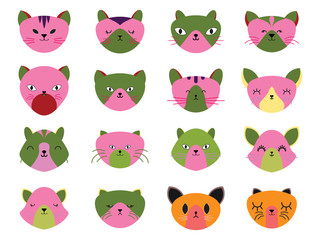  Cat icon in EPS10 vector format isolated